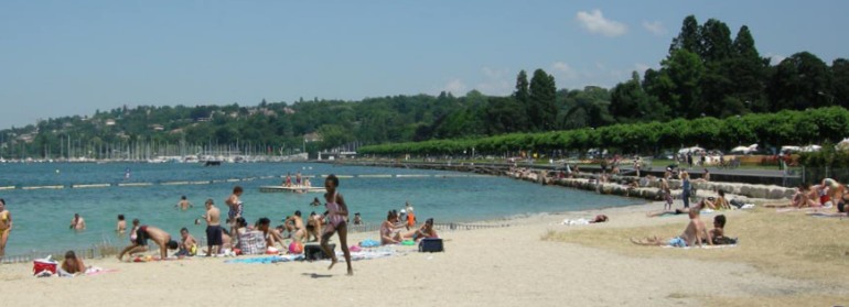 Genève, Baby-Plage (Photo: CIPEL)